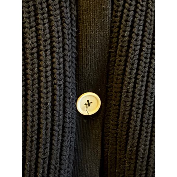 Tradlands Shelter Cotton Cardigan in Black - Picture 6 of 8